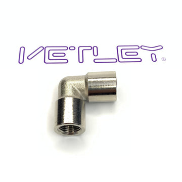 BLF Female Elbow Connector Brass Nickel-Plated - 0