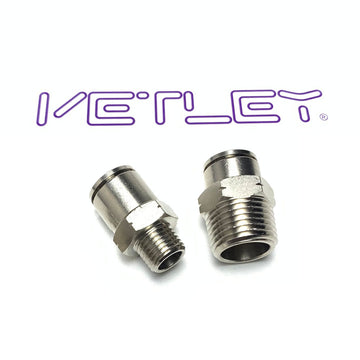 MNPT PC Male Straight Brass Nickel-Plated 10pcs/pack