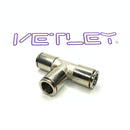 Brass Nickel-Plated Union Tee 5pcs/pack-2