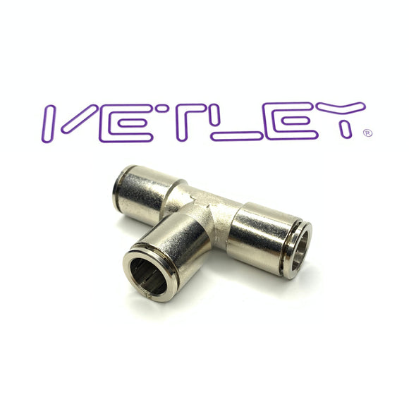 Brass Nickel-Plated Union Tee 5pcs/pack