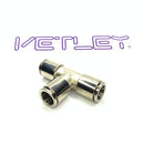 Brass Nickel-Plated Union Tee 5pcs/pack-3