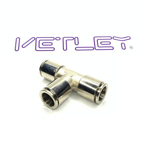 Brass Nickel-Plated Union Tee 5pcs/pack