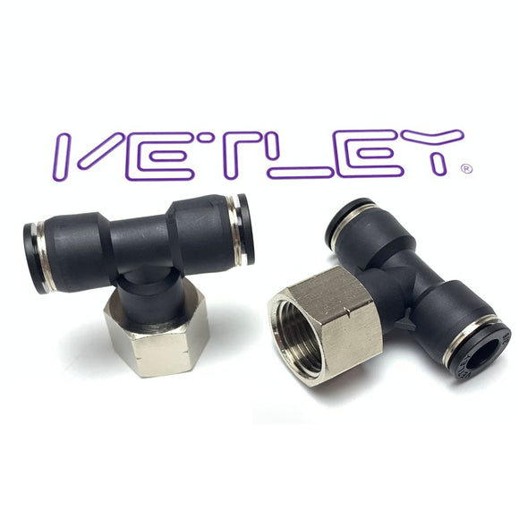 Ptf Pipe Thread PTF Female Tee NPT Thread | VETLEY — All Kinds Of Pneumatic And ...