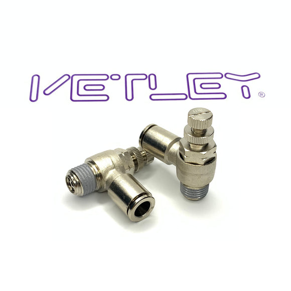 Brass Speed Controllers Nickel-plated Tube Fittings 5pcs/pack