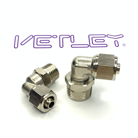 Locking type Full Brass MNPT Elbow Quick Connector 5pcs/pack