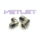 Hydraulic Fittings Union Elbow Locking Type Air Fittings 5pcs/pack-1