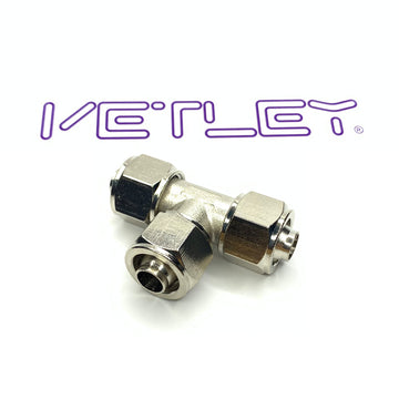 Brass Union Tee Locking Type Air Fittings 5pcs/pack - 0