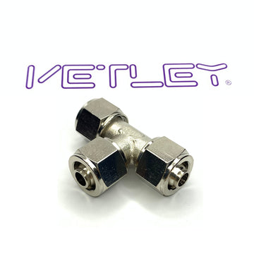 Brass Union Tee Locking Type Air Fittings 5pcs/pack