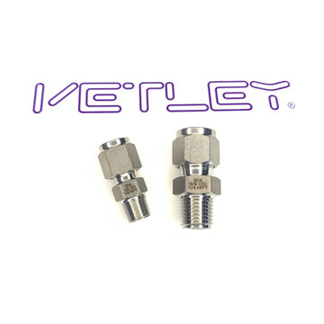 MNPT Compression Fittings 304 Stianless Steel Male Connector 5pcs/pack - 0