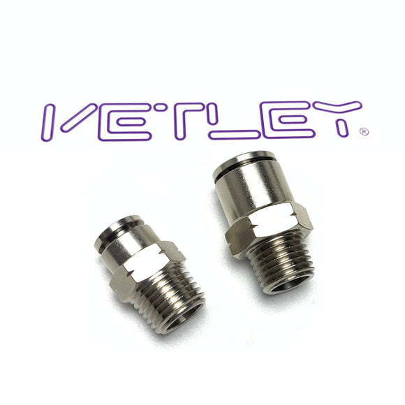 MNPT PC Male Straight Brass Nickel-Plated 10pcs/pack