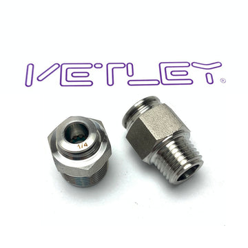 MNPT Male Connector 304 Stianless Steel  10pcs/pack - 0