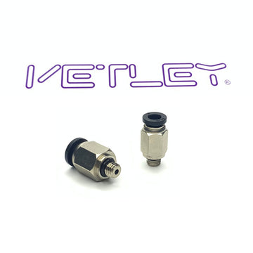 Compact Male Straight Mini Tube Fittings 10pcs/pack - 0