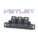 Triple Branch Union One Touch Fittings 5pcs/pack-1