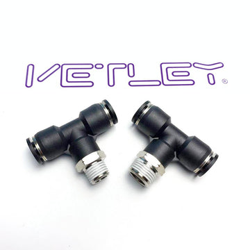 PT Male Tee NPT National Pipe Thread 5pcs/pack - 0