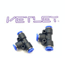 PUT Union Tee Pneumatic Quick Fittings 10pcs/package-1