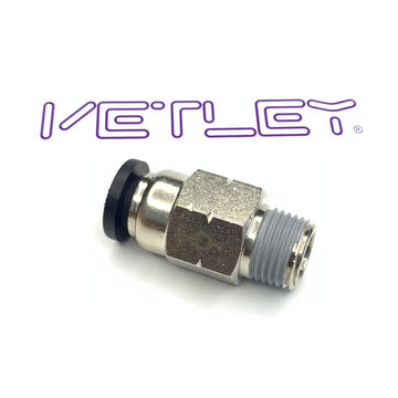 SPC Stop Valve Male Connector Brass Nickel-Plated - 0