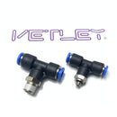 PT Male Tee Pneumatic MNPT Tee Quick Tube Fittings-1